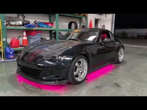 Edelbrock Supercharged Miata ND2 " HKS Sport VS Tomei EXPREME Ti " Exhaust sound clip and install.