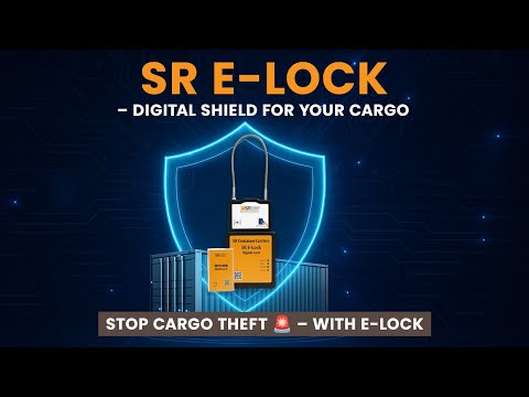 How does the SR E Lock secure my cargo?