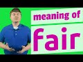 Fair | Meaning of fair