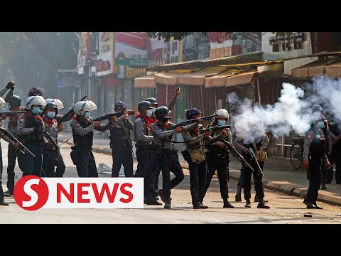 Myanmar crackdown leaves at least 9 dead in violent weekend