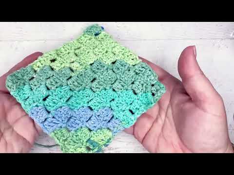 Easy Corner-to-Corner Dishcloth