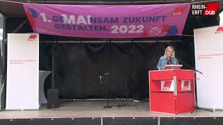 1. Mai 2022 in Frechen: Grußwort von Susanne Stupp, Bürgermeisterin