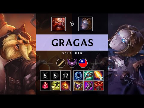 Gragas Mid vs Orianna - TW Master Patch 25.16