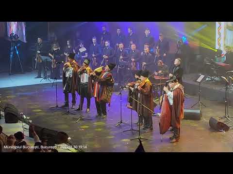 Tudor Ungureanu si ansamblul Stefan Voda în Spectacolul "Spirit Românesc" la Sala palatului.