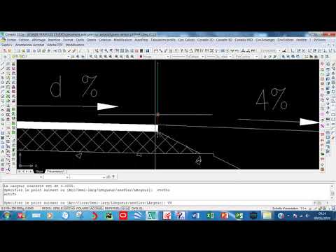 16  PROFIL EN TRAVERS TYPE (PLATE FORME) PISTE (COURS INSFP BTP CHLEF) Video