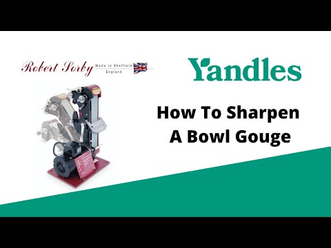 Sharpening a Bowl Gouge on the Robert Sorby Pro Edge