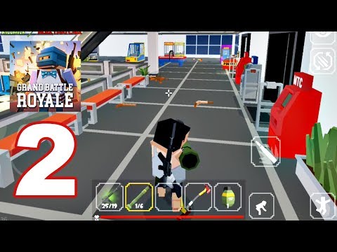 Grand Battle Royale - Gameplay Walkthrough Part 2 - 7 Kills, VICTORY (Android Games)