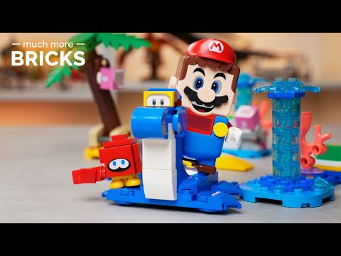 Vidéo LEGO Super Mario 71398 : Ensemble d'extension Le bord de mer de Dorrie