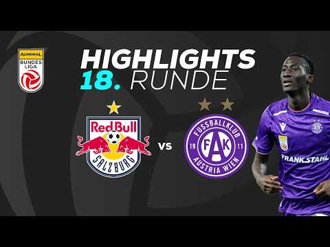 FC Red Bull Salzburg - FK Austria Wien, Matchday 18, ADMIRAL Bundesliga 2025/26