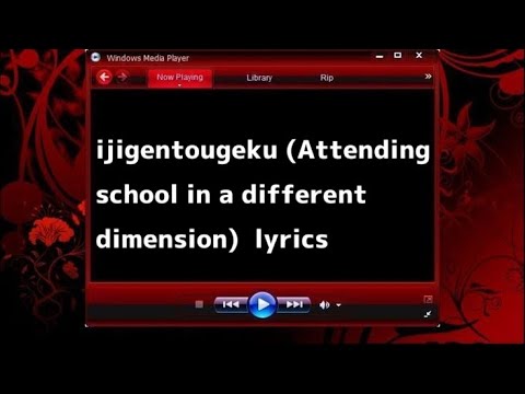 English Lyrics - Ijigentougeku - Senketsu A-ko chan 