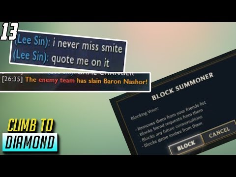 I had to BLOCK Lee Sin for This- Climb to Diamond #13