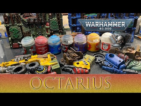 Painting the Terrain from the Octarius Kill Team Box - The joys of Glob Bross