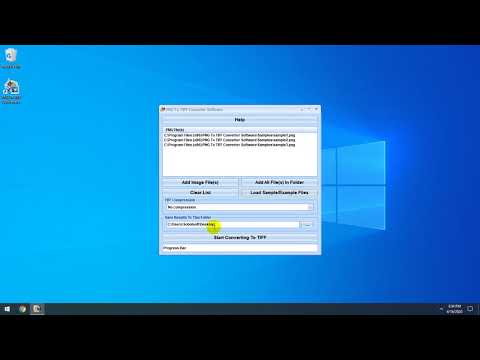 PNG To TIFF Converter Software