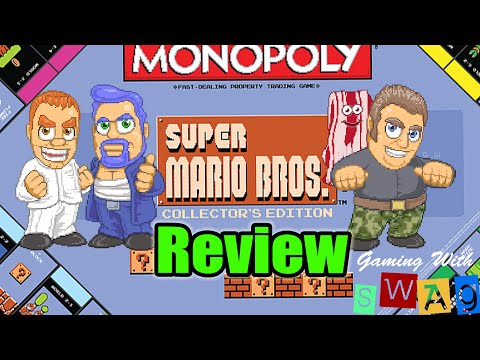 Super Mario Bros Monopoly Board Game - Unboxing and Review - Gaming With Swag