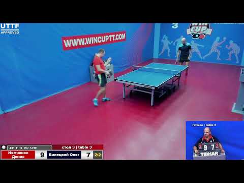 Немченко Денис 3-2 Билецкий Олег   Турнир Восток 5  WINCUP 20.08.21 ПрямаяТрансляция Зал3
