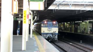 寝台特急あけぼの大宮駅入線