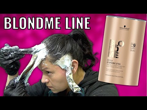 Bleaching my hair for the first time with Schwarzkopf...