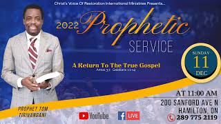 Download lagu International Invite |2022 Prophetic Service w/ Prophet Tom Tirivangani | DEC 11th, Don't Miss It! mp3