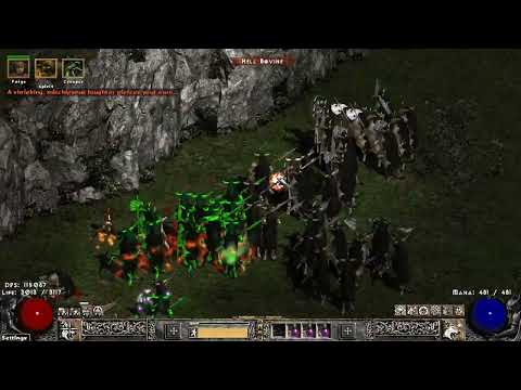Project Diablo 2   Beta Season 6   96k Rabies Druid   Blood Moon 252%