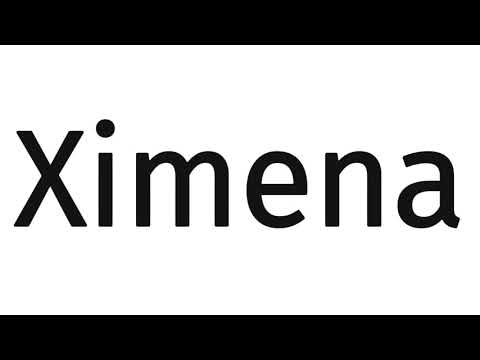 How to pronounce Ximena?(CORRRECTLY)