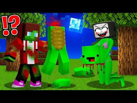 SHOCKING: TV WOMAN and JJ ATTACK Mikey in Minecraft!
