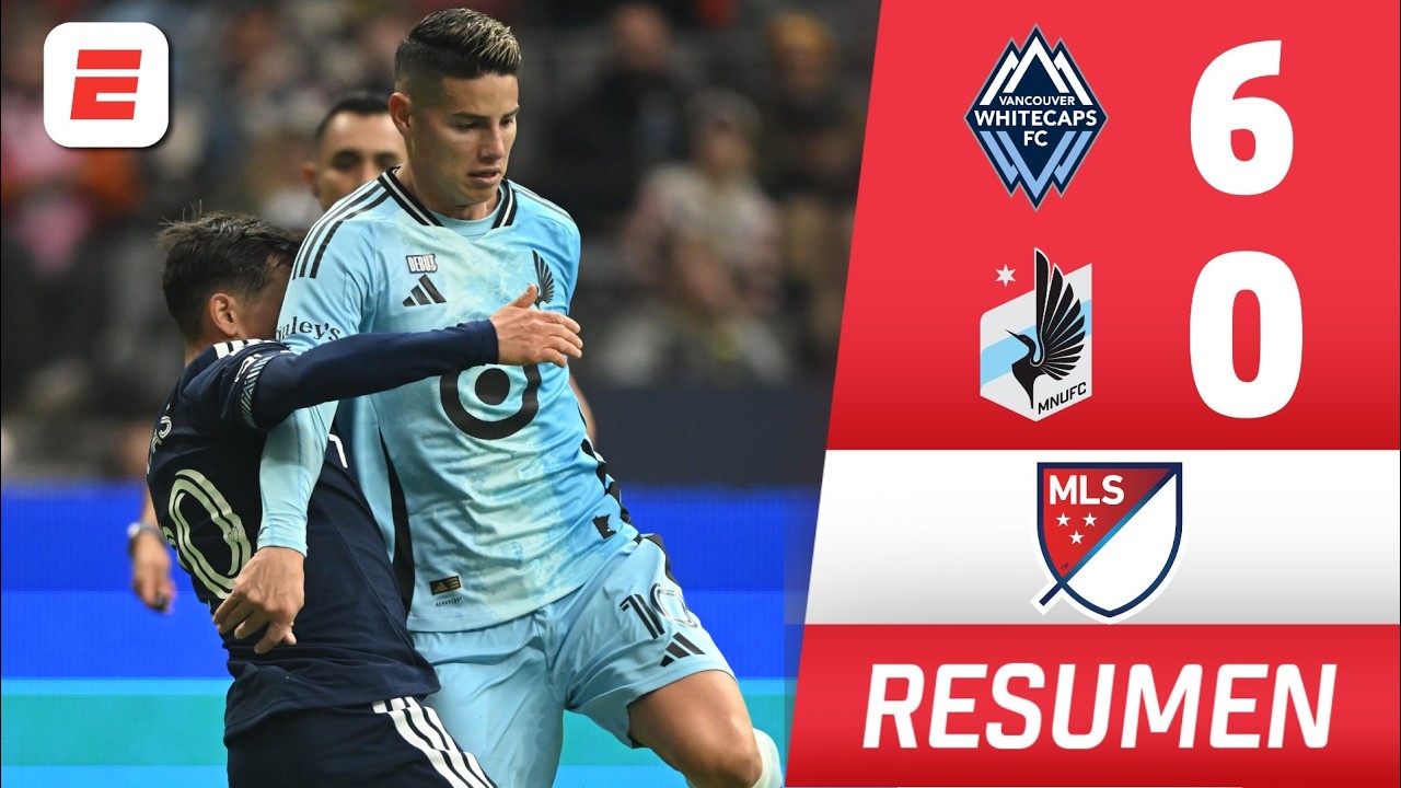 JAMES RODRÍGUEZ DEBUTÓ con MINNESOTA UNITED y CAYÓ GOLEADO ante WHITECAPS de THOMAS MULLER | MLS