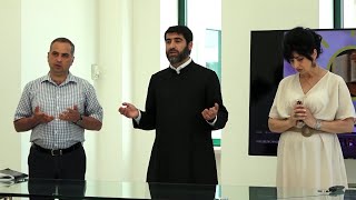 «Ճանաչիր Ինձ, երիտասարդ» աստվածաշնչյան դասընթացի մասնակիցները Մայր Աթոռի մատենադարանում