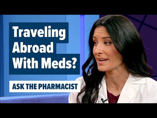 Thumbnail for video titled: Travel Like a Pro: Medication Tips From Pharmacy Expert Dr. Shannon Yarosz