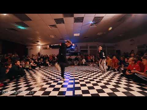 Półfinał Hip-Hop 9-12 - Janek vs Krzysiu  | Groove Contest VIII 2018 | WWW.SZKOLYTANCA.PL