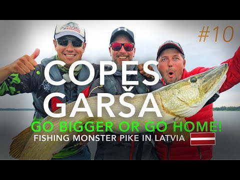 Copes Garša #10 - Fishing Monster Pike in Latvia (ENG, RUS subs)