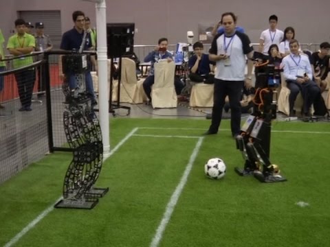 US Beats Iran in Overtime at Robocup Tournament