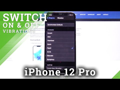 iPhone 12 Pro How to Change Vibration Pattern