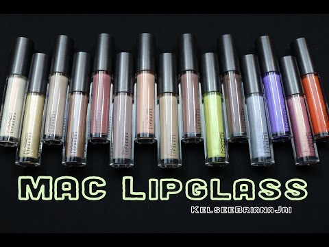NEW MAC Lipglass Try On + Review | KelseeBrianaJai Video