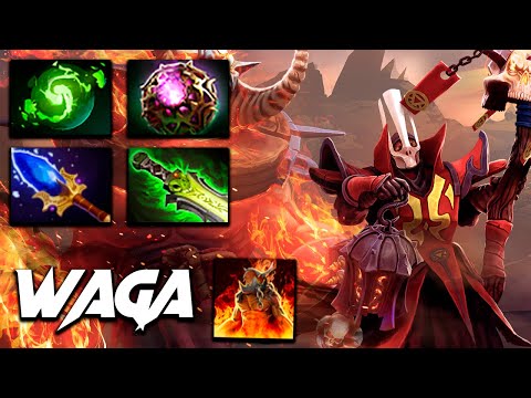 Waga Warlock Golem Master - Dota 2 Pro Gameplay [Watch & Learn]