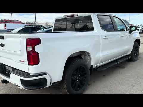 2024 Chevrolet Silverado 1500 Crew Cab Short Box 4-Wheel Drive RST in White for sale at Bannister Chevrolet Buick GMC Ltd Edson in Edson, AB