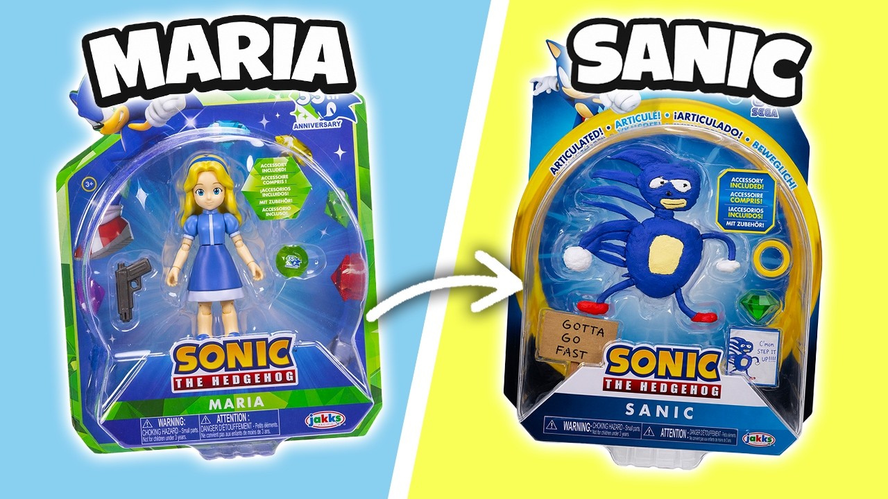 I Made AI Design Sonic Figures