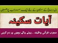Ayat-e-Sakinah || Ayat Sakina || Verses of Tranquility || Ayat Sakina with urdu translation ||