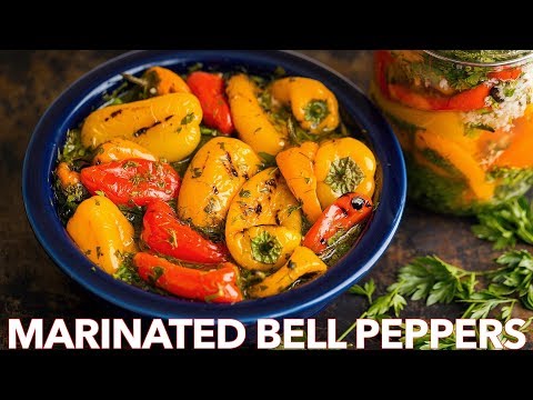 Marinated Mini Sweet Peppers Recipe