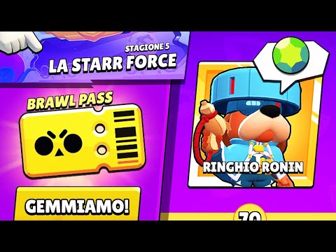 GEMMIAMO TUTTO il BRAWL PASS 5... COSA CONTIENE? - Brawl Stars