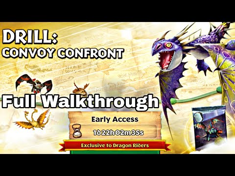 DRILL: CONVOY CONFRONT Full Walkthrough - New Gauntlet Event - Dragons:Rise of Berk