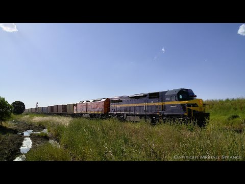 C501 (VR livery) & CLF2 (RailPower livery) On SCT 7922V - PoathTV Australian Trains & Railways