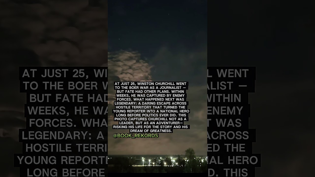 처칠의 대담한 탈출 🚂🔥