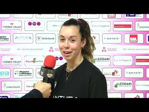 IN CAMPO PER CLUB ITALIA - ANTHEA VICENZA VOLLEY . Le interviste pre gara