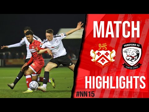 KTFC 1-1 Hereford FC - highlights - 22/03/2022