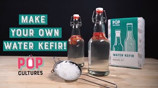 How to Make Water Kefir | Easy Homemade Water Kefir Recipe | Pop Cultures Water Kefir Kit