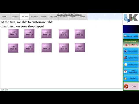 IRS F&B System (Daily Operation - Cashier part, Ordering part, Daily Closing)