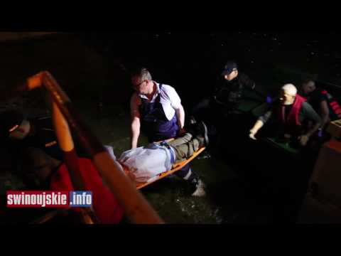 Zakrwawiony mężczyzna uciekł ze szpitala i wskoczył do kanału portowego