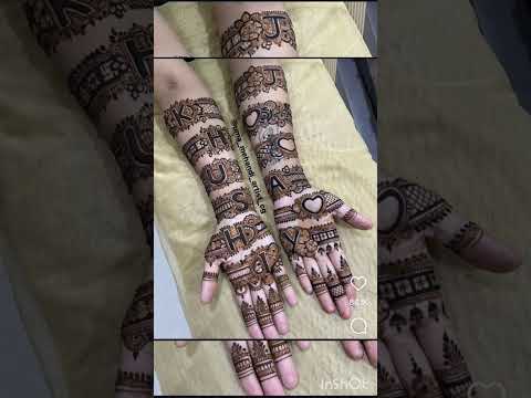 bridal mehndi design😍😍#mehndi #hennadesign #trending #viral#henna #songlyrics #bridalmehndi