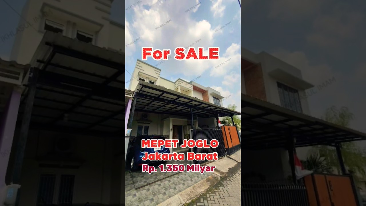 Cheap House for Sale Attached to West Jakarta Joglo Puri Beta Rapih