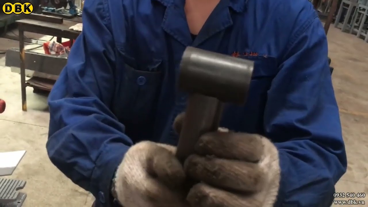 Video Máy đột dập ngàm ống thủy lực giá rẻ - Máy đột dập thủy lực 1 đầu R80 - 2.2 kW